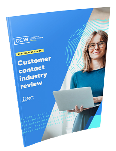 CCW market study on the state of contact center industry, featuring Mall Tech Global