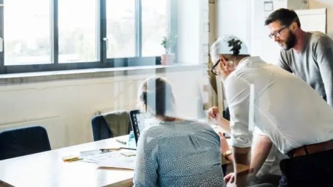 People in a meeting room
