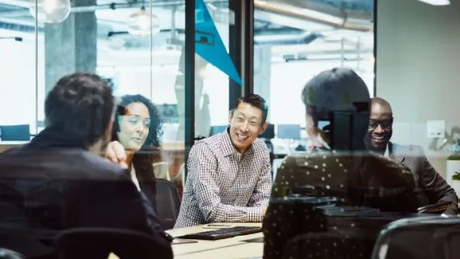 People in a meeting room