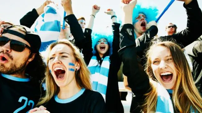 Crowd cheering