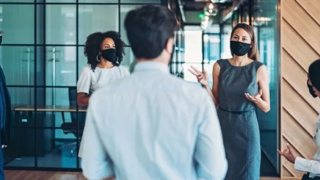 People meeting in the office