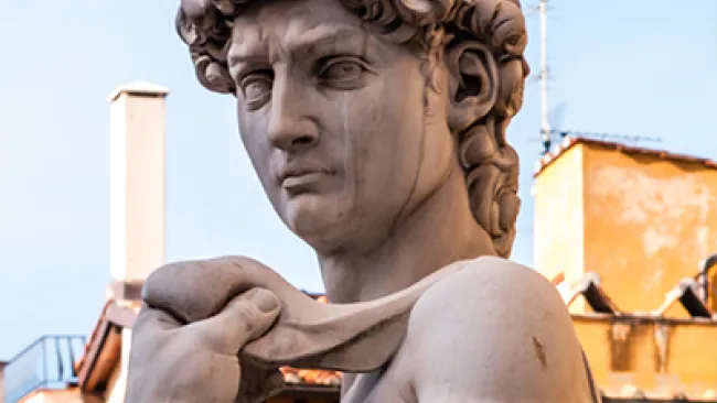 A statue