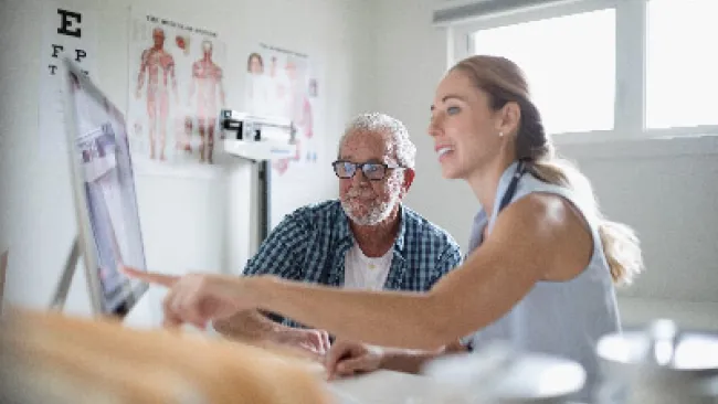 Consultation with a doctor