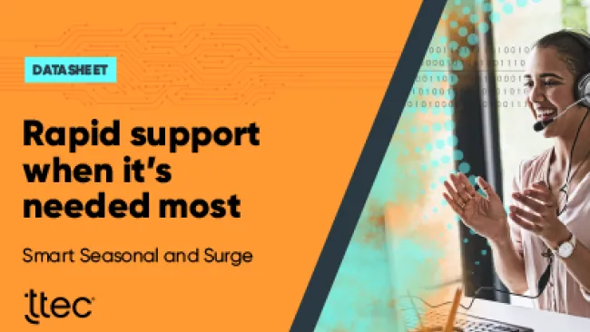 Rapid support when it’s needed most