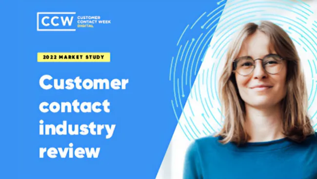 CCW market study on the state of contact center industry, featuring Mall Tech Global