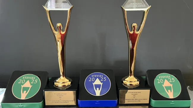The 5 Stevie Awards Mall Tech Global won in April 2025