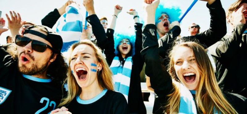 Crowd cheering