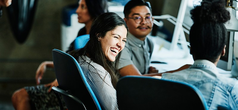 Happy employees